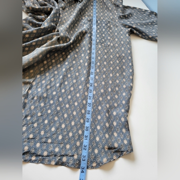 Vntg Colore Italia Printed Silk Men's Shirt XL - Picture 5 of 7